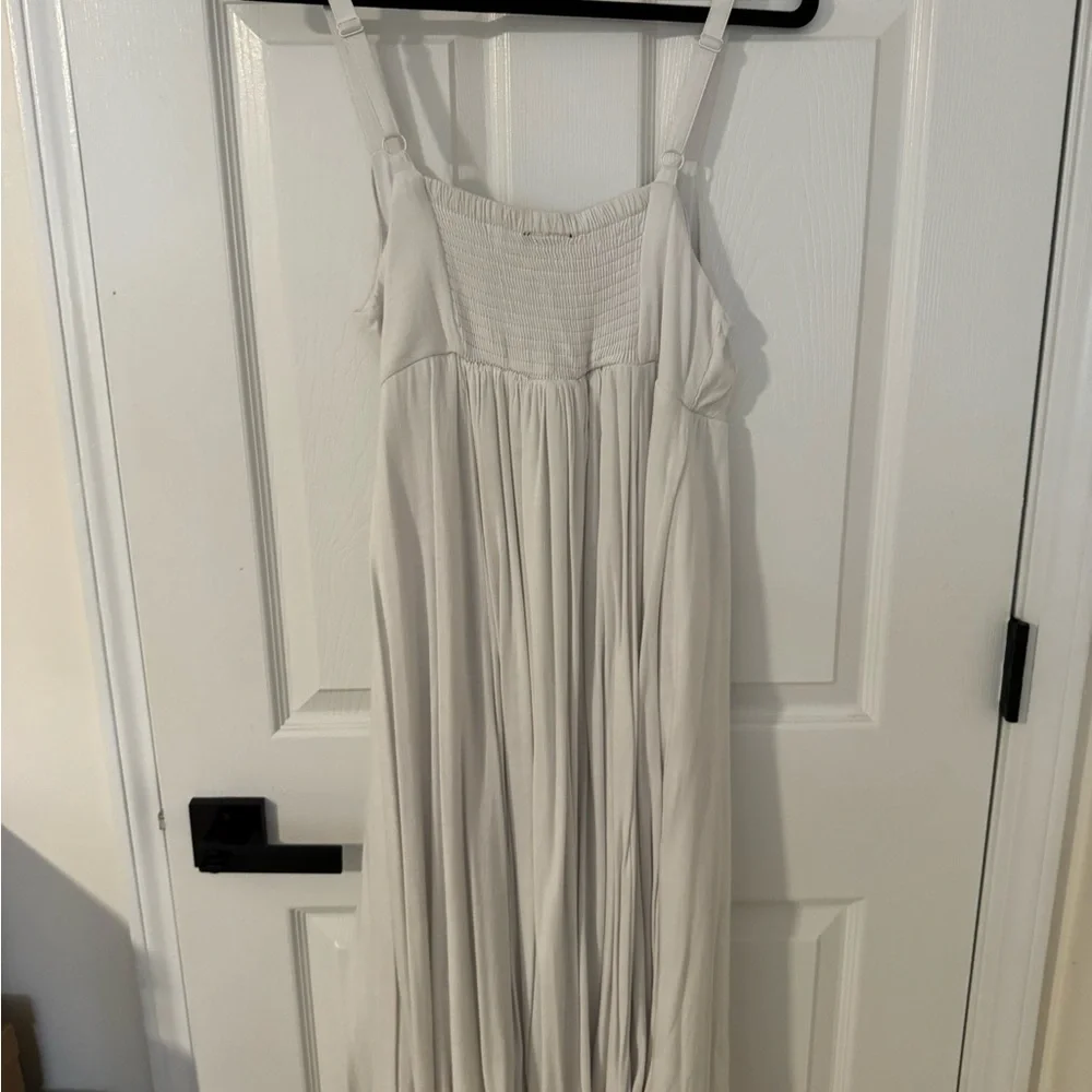 Torrid Midi Textured Woven Button-Front Dress - Picture 7 of 8